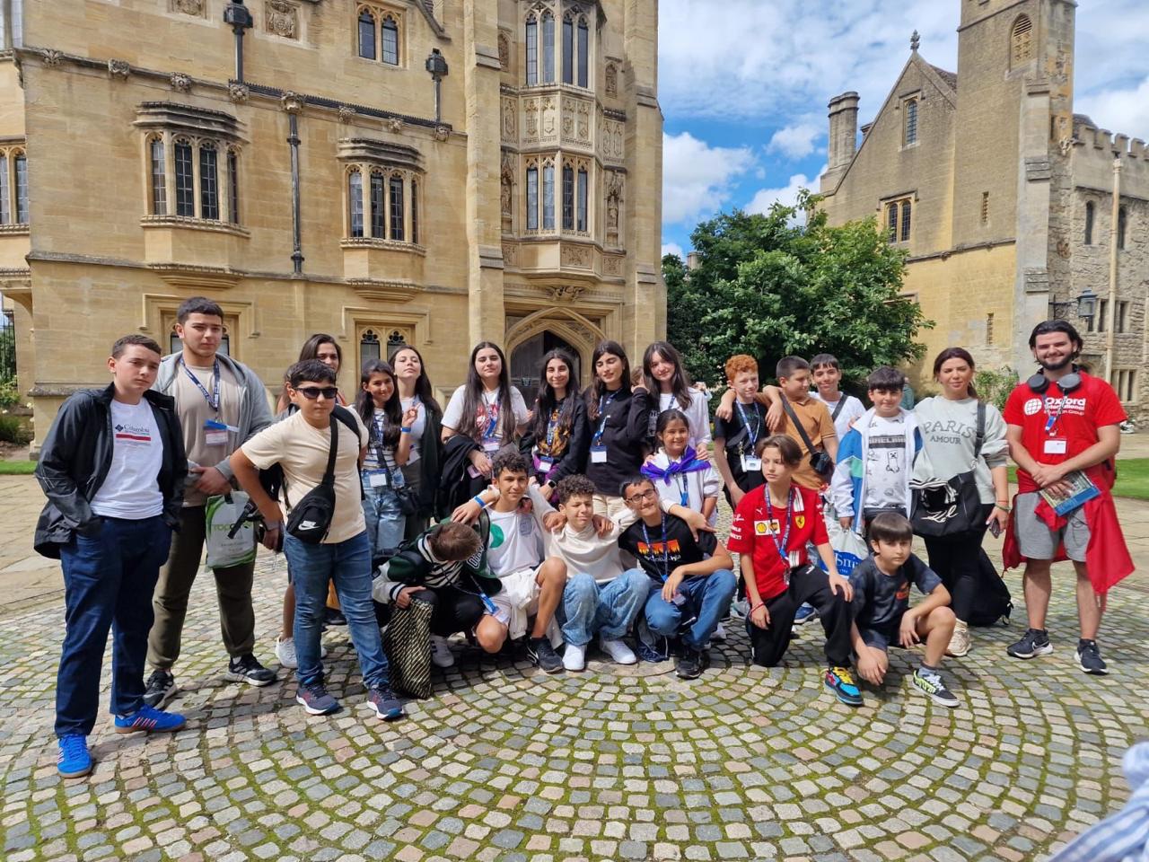 Falcon education group on a British university campus