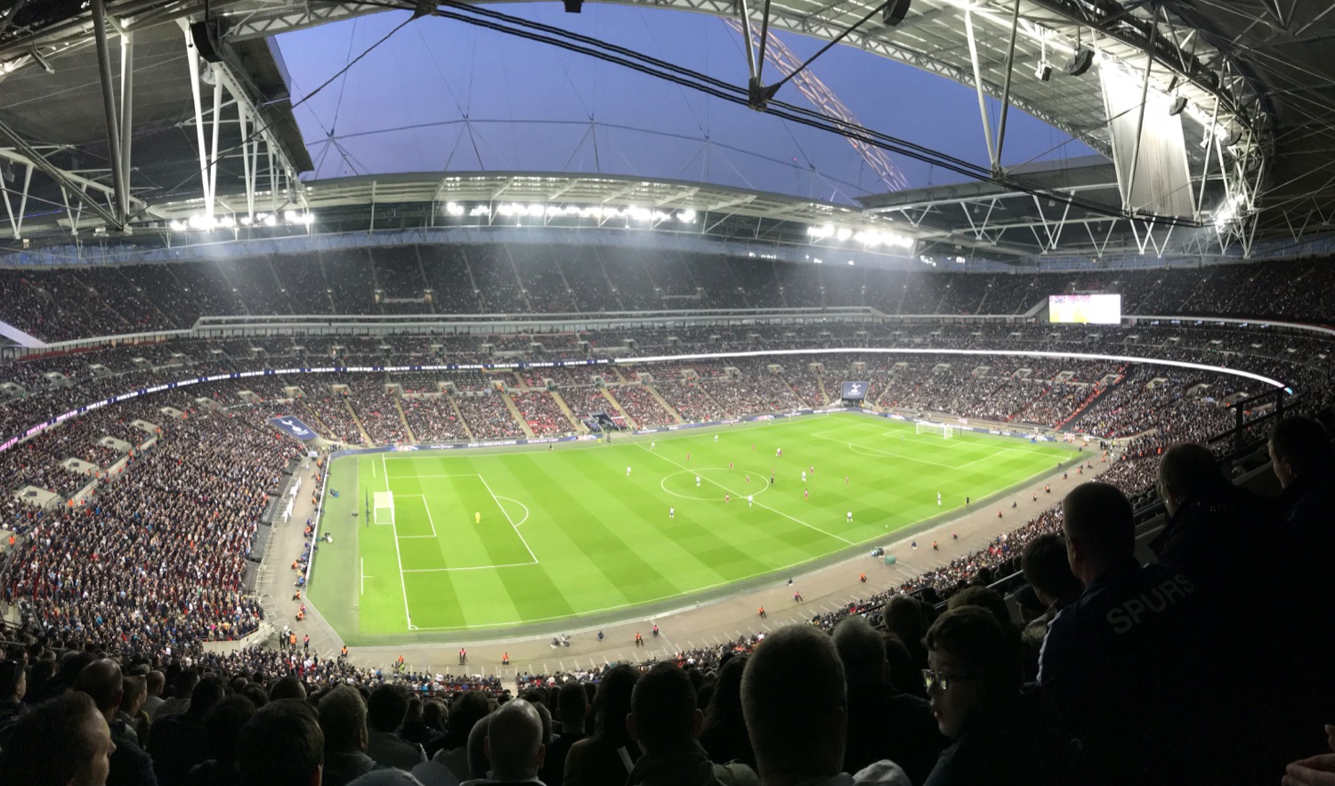 Football at Wembley Stadium in London