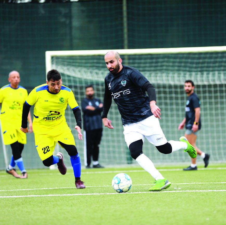 Players competing in the MECAP 2025 football tournament in Tbilisi